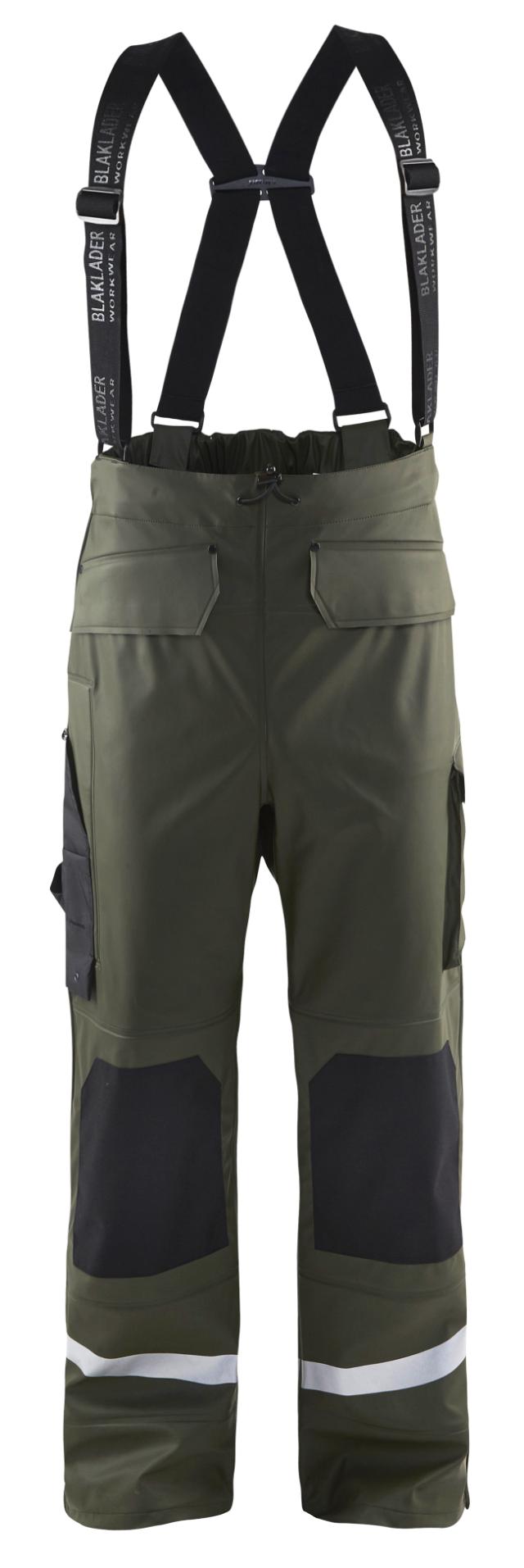 Blåkläder Regnbuks level 2 Army grøn