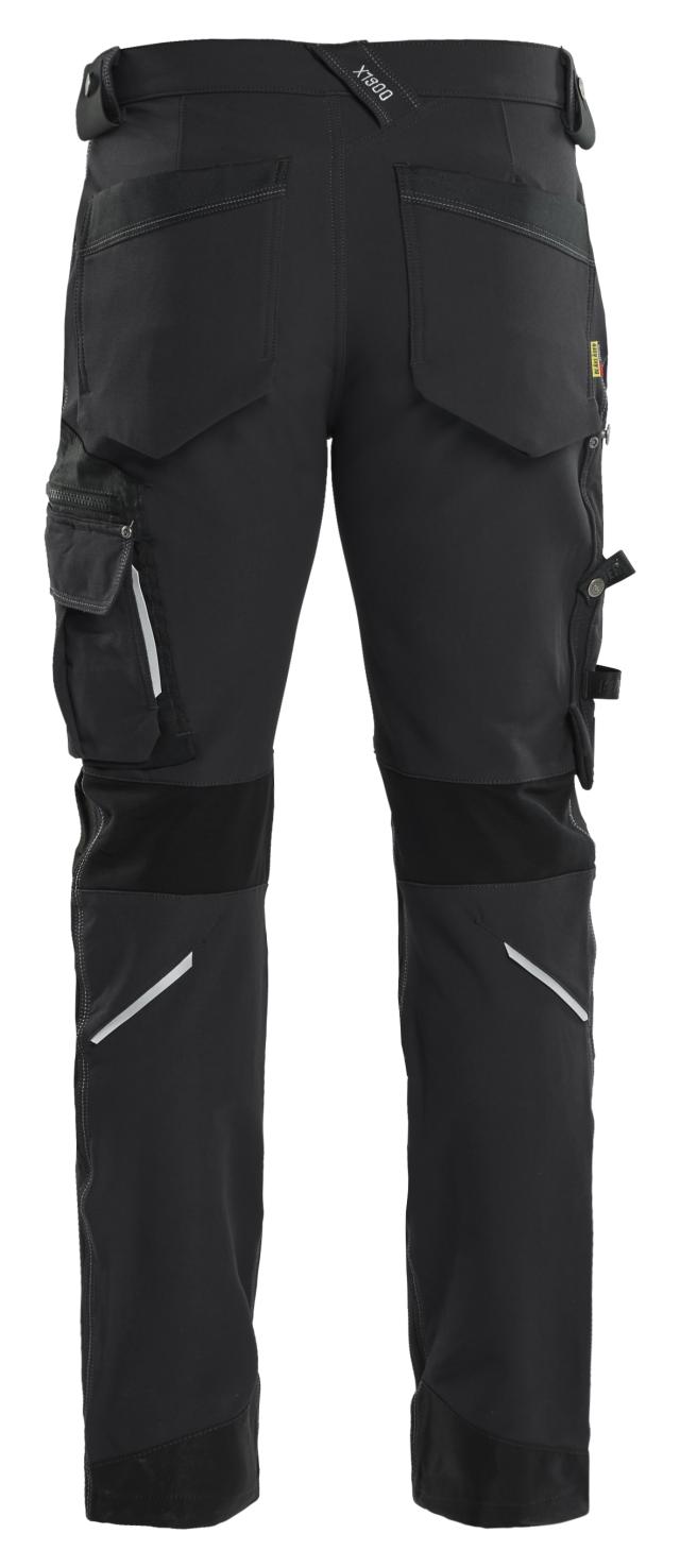Håndværker Buks 4-vejs Stretch X1900 Sort