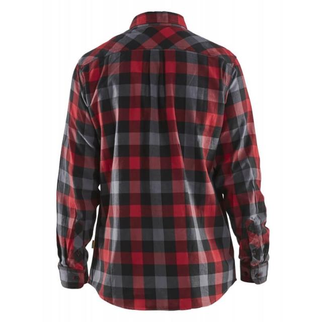 Blåkläder Flannel Skjorte Rød/Sort