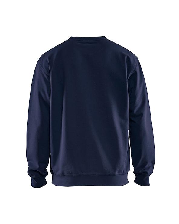 Blåkläder Bomulds Sweatshirt Marineblå