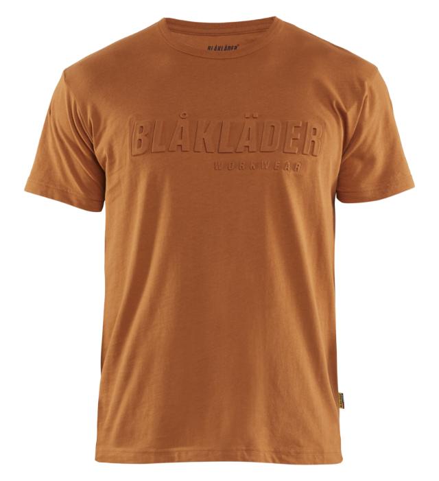 Blåkläder Bomulds T-shirt 3D Herre Rust