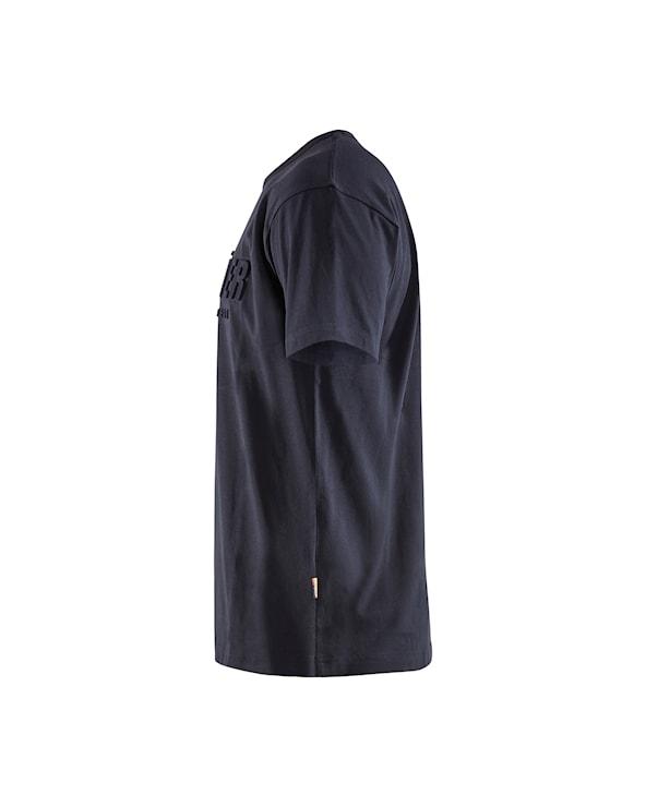 Blåkläder Bomulds T-shirt 3D Mørk Marineblå