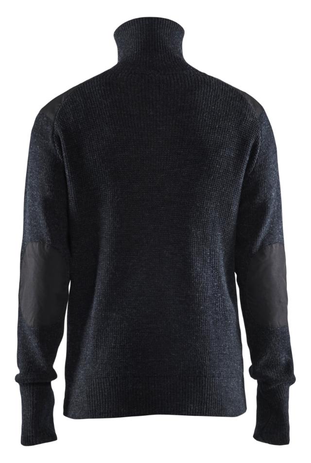 Blåkläder Uld Trøje Mørk Grå/Sort