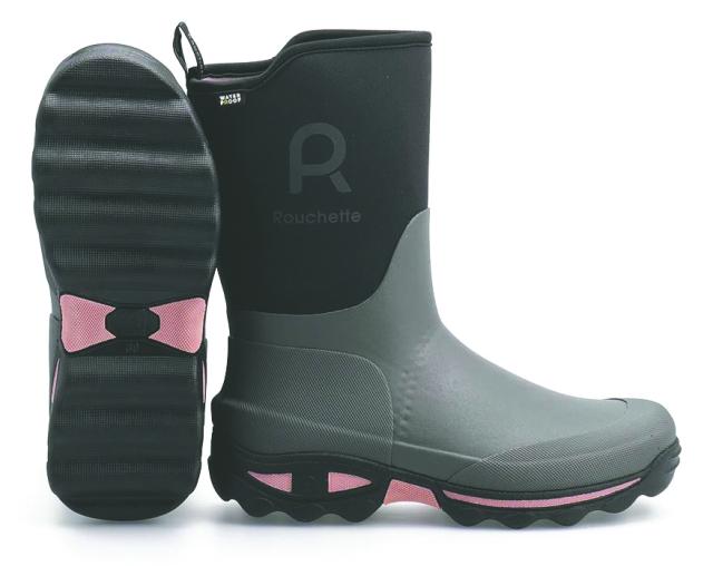 Rouchette Støvle Lang Gummi/Neopren Grå