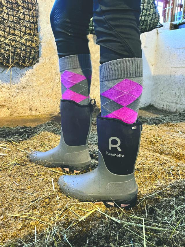 Rouchette Støvle Lang Gummi/Neopren Grå