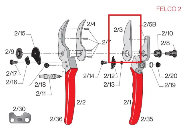 Felco 6/91 Fjedersæt (2x 6/11)