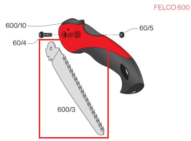 Felco 600 foldesav