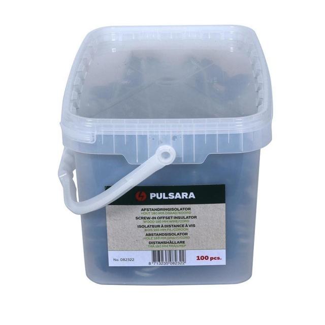 Pulsara Afstandsisolator 18 cm. 100 stk.