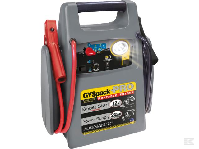 Booster/strømforsyning 12 V GYSPACK PRO