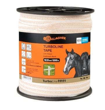 Gallagher TurboLine-bånd 12,5mm hvid 200m