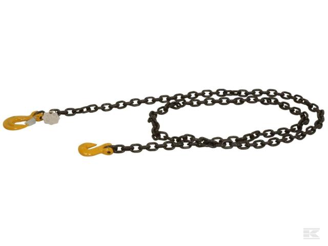 Trækkæde kpl 4 mtr G80 stål 13 mm