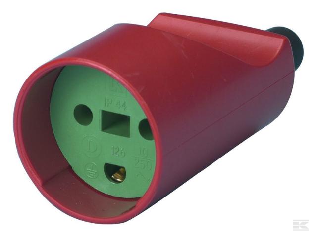 Forlængerled med jord rød-grøn LK