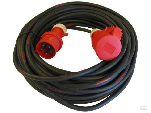 Kabelsæt 16A 20 mtr. 400 V 5G1,5 Neopren M. fasevender