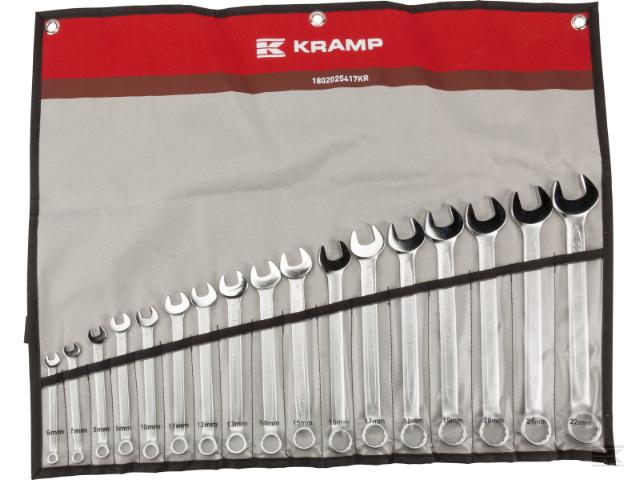 Ringgaffelnøglesæt 6 - 22 mm