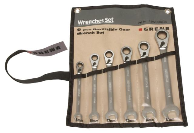 Kramp Ringskraldenøglesæt 6 Nøgler