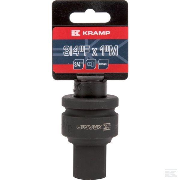 Slagadapter 3/4' indv. - 1' udv.