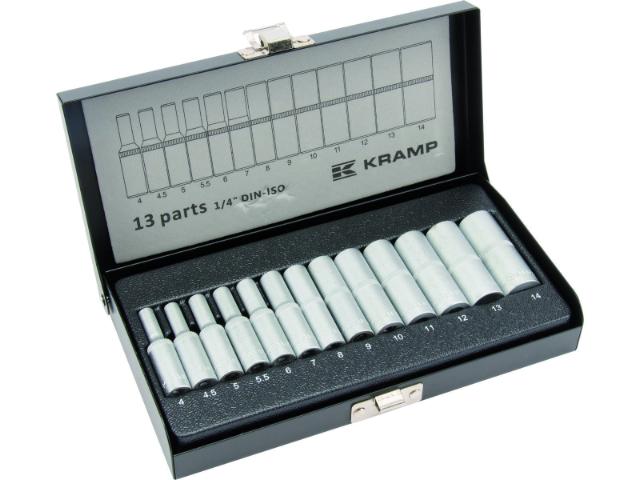 Toppesæt 1/4' 4 - 14 mm 13 Dele