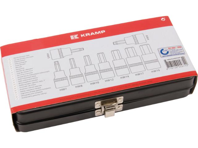 Unbrakotopsæt 5 - 19 mm 1/2'