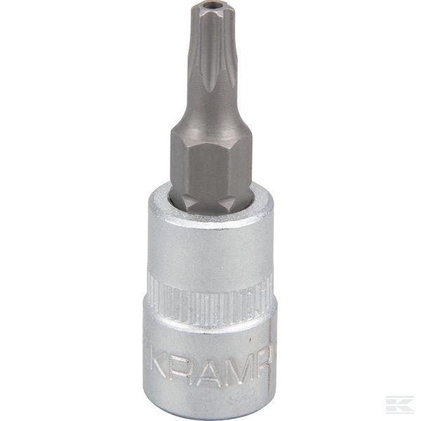 Top 1/4' Torx med Hul TX 20