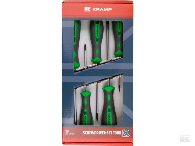 Kramp Torx skruetrækkersæt med 5 stk