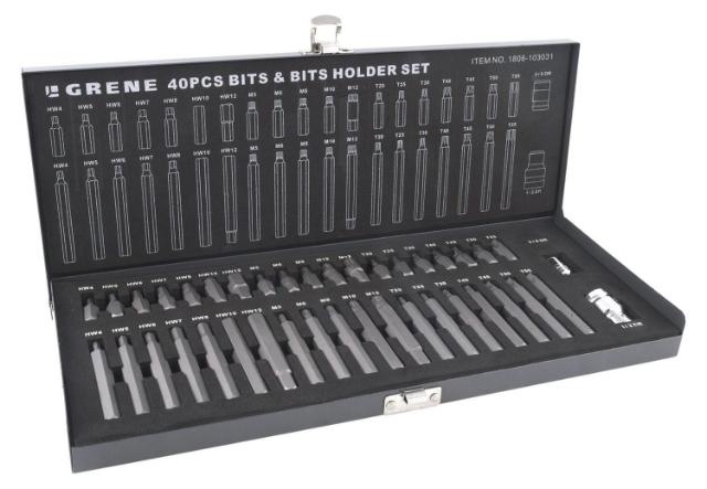 Bitssæt Korte og Lange 40 stk.