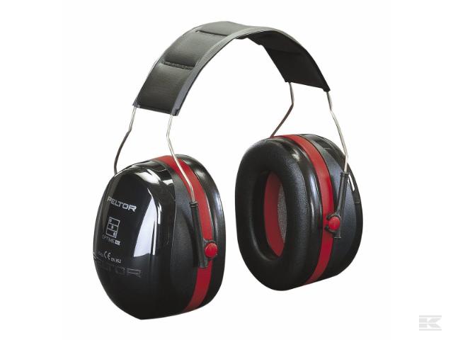 Peltor Optime III H540A Rød/sort høreværn