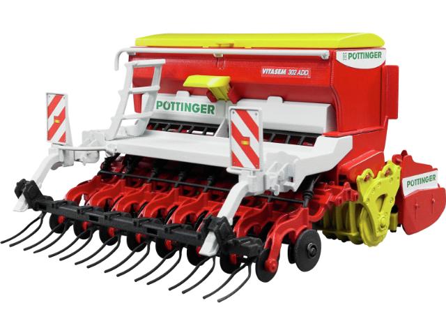 Bruder 02347 Pöttinger Vitasem 302ADD såmaskinesæt