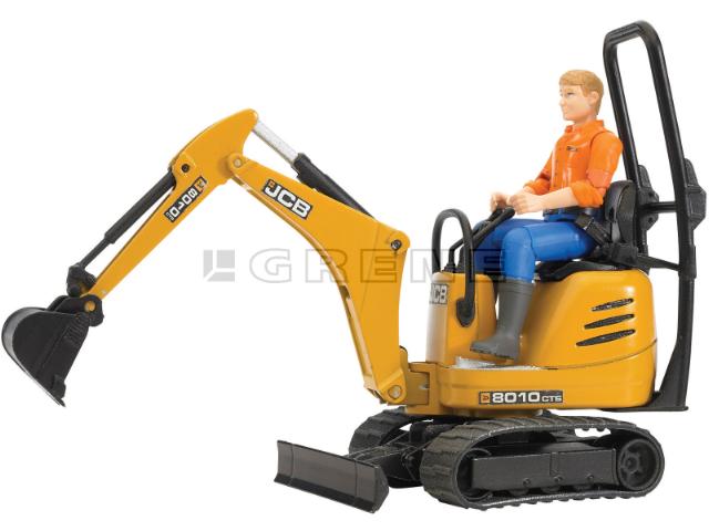 Bruder 62002 JCB mikrograver med arbejder