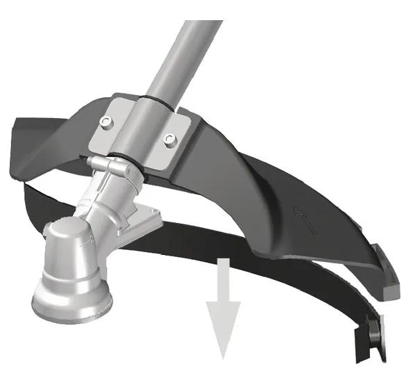 Trimmeskærm Universal 380 mm