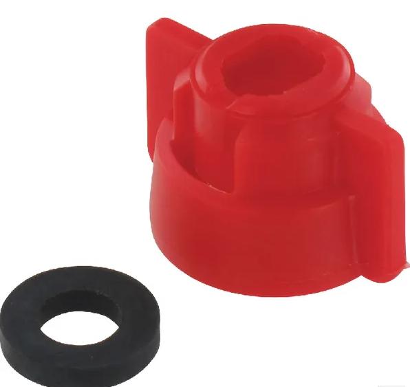 Dyseholder m/ Pakning Rød