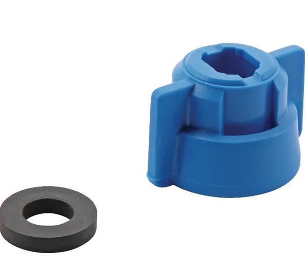 Dyseholder m/ Pakning Blå