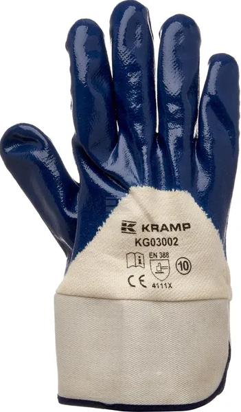 Kramp PVC Arbejdshandske 3.002 halvdyppet nitril 