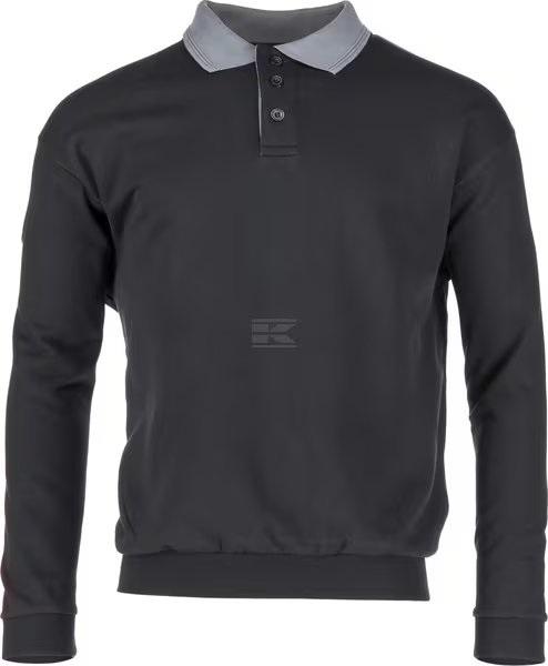 Polo sweatshirt Original sort/grå, 