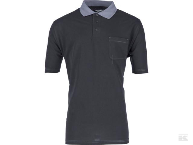 Kramp Original Polo T-shirt Sort/Grå