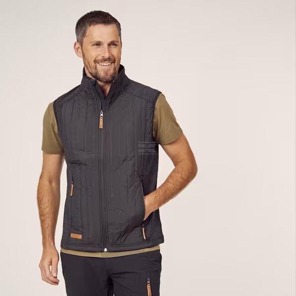 Active Herre Hybrid/Fleece Vest Koksgrå