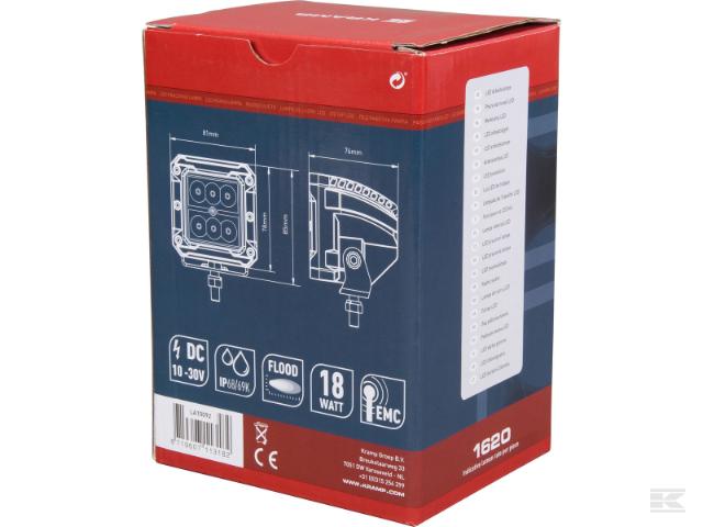 Kramp LED 18W 1620 Lumen arbejdslygte