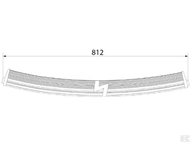 Kramp LED Lygtebar 180W 60 LED buet m/ Deutsch stik