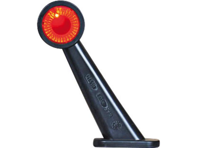 LED Markeringslygte 30° højre RØD/HVID