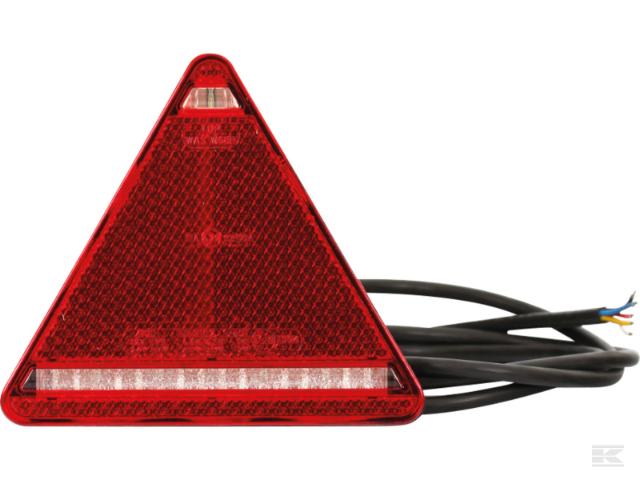 Kramp LED baglygte med trekant højre