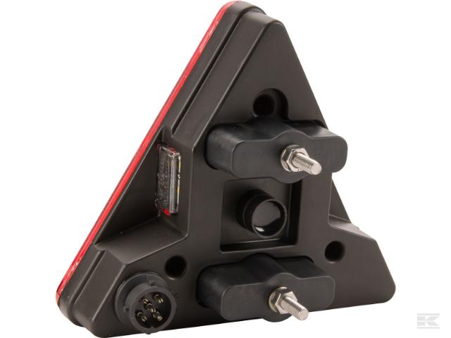 Kramp LED Baglygte trekant ventre m/deutsch stik