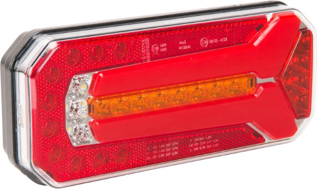 Kramp LED Baglygte 5-pin m/ dynamisk blink