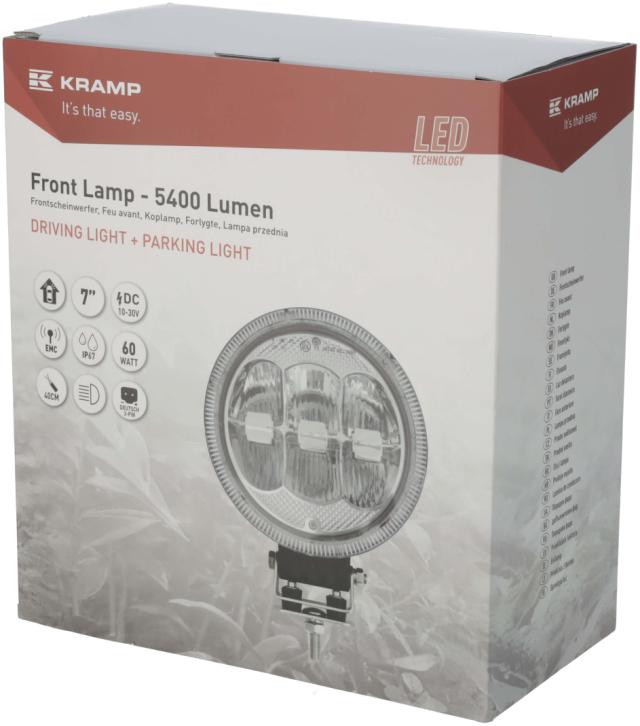 Kramp LED Fjernlygte m/positionslys