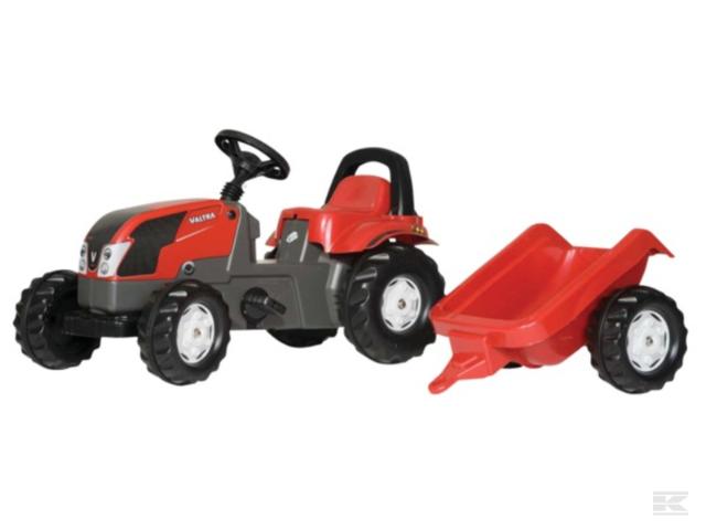 Rolly Toys 01252 Valtra RollyKid med trailer