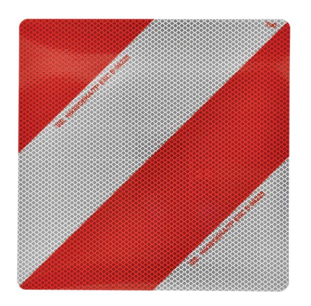 Advarsels Refleks Venstre 282x282 mm