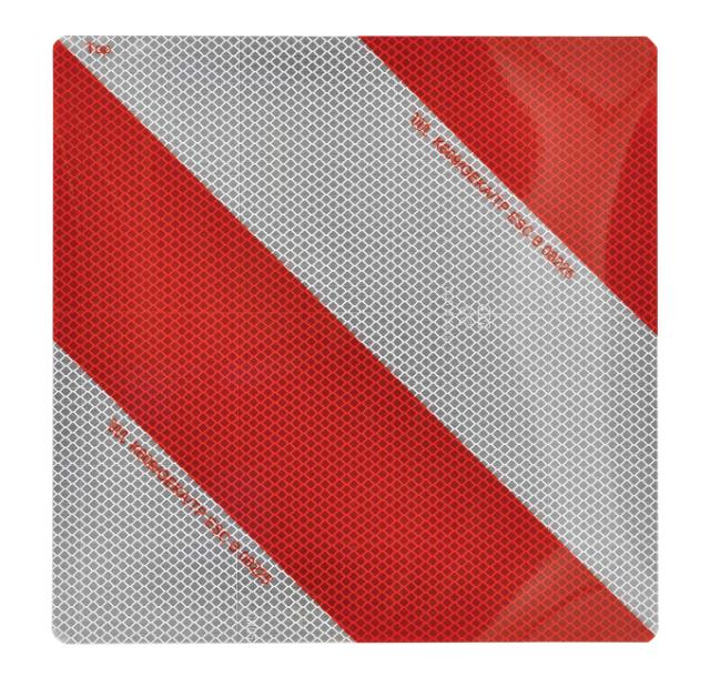 Advarsels Refleks Højre 282x282 mm