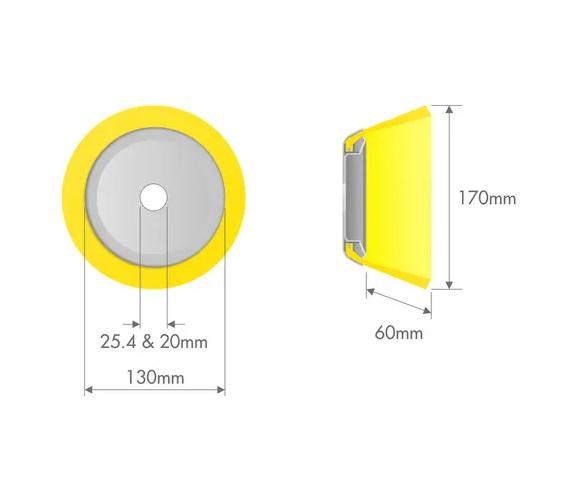 Nylonbørste Ukrudtsfjerner Ø170mm