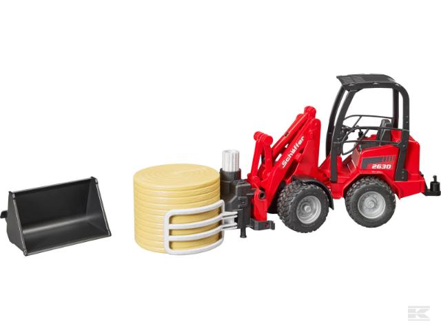 Bruder 02192 Schäffer minilæsser 2630 med balletang