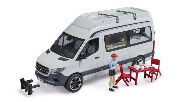 Bruder 02672 MB Sprinter Camper med Campist