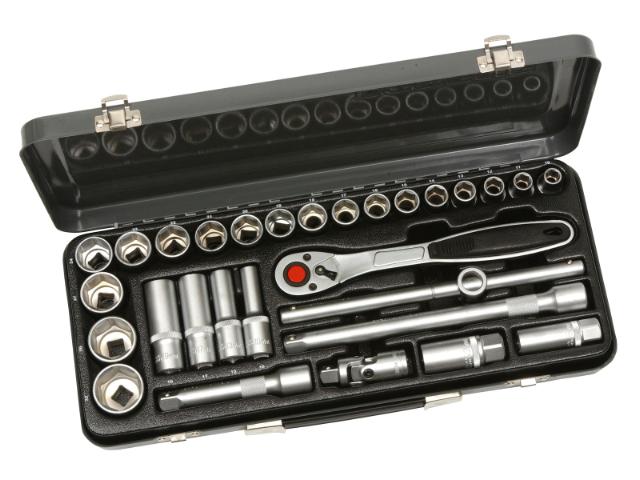 Topnøglesæt 1/2'' med 29 dele