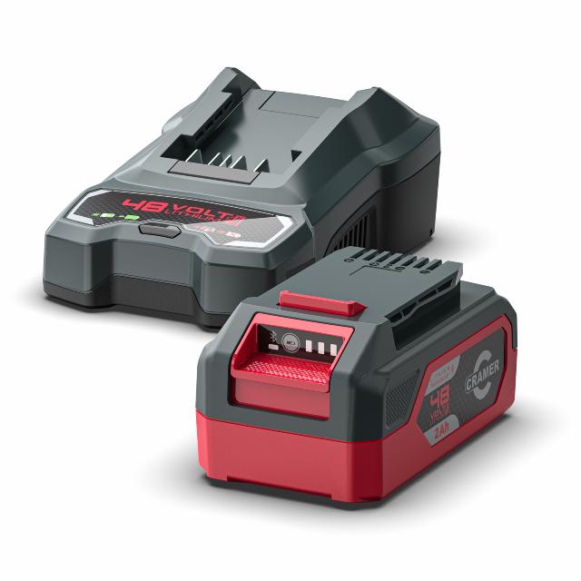 Cramer 48SK96 Sæt med 2Ah Batteri og 48C Lader